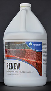 Renew, a detergent rinse and neutralizer